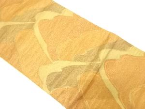 アンティーク　遠山模様織り出し袋帯（着用可）